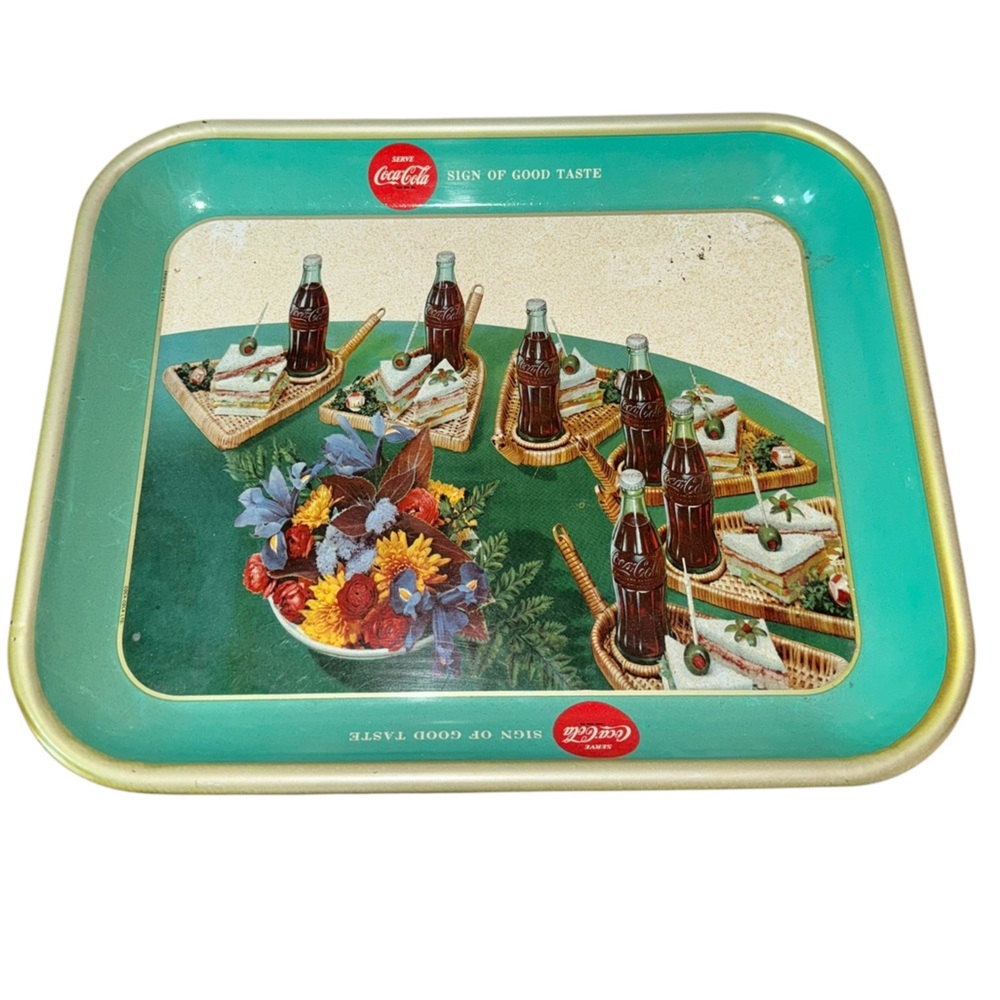 Rare 1957 Coca-Cola French Canadian ‘Club Sandwich’ Serving Tray